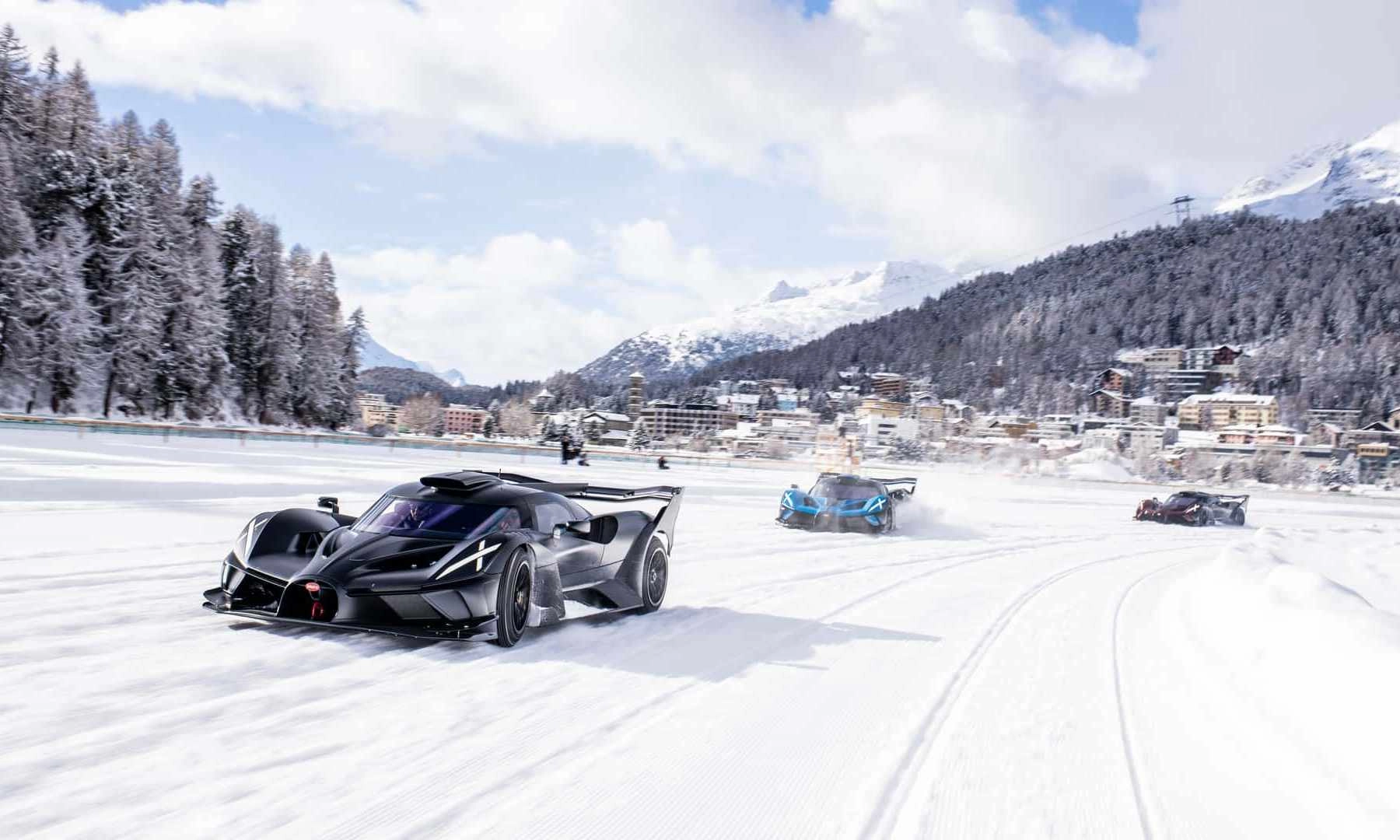 Bugatti napravio zimski spektakl u St. Moritzu